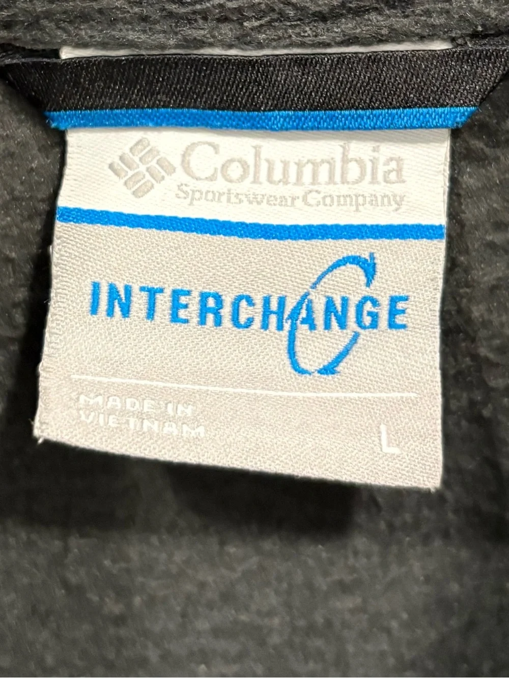 Columbia Men’s Green/Gray Full-Zip Fleece Jacket Size Large